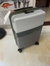 新秀麗（Samsonite）行李箱拉桿箱可擴展時(shí)尚商務(wù)密碼登機箱子旅行婚箱學(xué)生男女\GN0 銀色|可擴展【全球3年聯(lián)?！?20英寸 |凈重2.85kg-可登機 曬單實(shí)拍圖