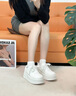 人本（RENBEN）增高6CM小白鞋厚底板鞋2025爆款百搭學(xué)生高顏值松糕底休閑運動(dòng)鞋 曬單實(shí)拍圖