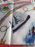 達芬奇密碼真絲絲巾女70中方巾桑蠶絲噴繪印花時(shí)尚外搭裝飾女生生日禮物 航海圖志 曬單實(shí)拍圖