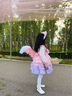 G.DUCKKIDS童裝洛麗塔公主裙女童連衣裙秋冬季加絨加厚玲娜貝兒生日禮服兒童 8818粉色洛麗塔【不加絨】 120 尺碼5~6歲【110-120cm】 曬單實(shí)拍圖