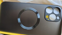 奶小鴨 【AG磨砂】適用蘋(píng)果13promax手機殼 iphone13promax保護套magsafe磁吸充電全包防摔男女款 石墨黑 曬單實(shí)拍圖
