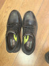 斯凱奇（Skechers）閃穿鞋男士商務鞋秋季薄款一腳蹬德比鞋軟底上班通勤休閑鞋205353 曬單實拍圖