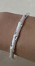 九樂(lè )足銀999車(chē)花竹節開(kāi)口手鐲女年輕款磨砂純銀手飾鐲子送女友禮物 約20克車(chē)花竹節開(kāi)口手鐲 曬單實(shí)拍圖