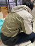 探路者沖鋒衣三合一男女戶(hù)外防風(fēng)防水保暖登山服可拆卸內膽外套情侶款 極地白柚木綠-男女通款-TAWWBL91770 M 曬單實(shí)拍圖