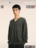 速寫(xiě)男裝秋冬新款休閑寬松毛衫套頭柔軟簡(jiǎn)約優(yōu)雅保暖舒適設計上衣 304墨綠 L 曬單實(shí)拍圖
