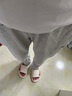 李寧運動褲男褲春秋夏季薄款純棉休閑百搭直筒衛(wèi)褲子男士跑步運動服飾 灰色【常規(guī)直筒-拉鏈口袋】 L /175（建議130-149斤） 曬單實拍圖