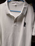 U.S. POLO ASSN.polo衫男夏季翻領(lǐng)三防短袖舒適透氣百搭休閑保羅上衣 白色三防2205 L-175/96A-120/135斤 曬單實(shí)拍圖