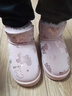 G.DUCKKIDS小黃鴨女童雪地靴2025年新款冬季軟底加絨加厚女孩公主鞋兒童保暖 粉紅色升級款 30 內長(cháng)19cm 曬單實(shí)拍圖