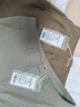 馬登工裝美式卡其垂感休閑褲老錢(qián)風(fēng)抗皺免燙西褲薄款直筒長(cháng)褲子男秋季 卡其色 /松緊腰/夏日/百搭/英倫風(fēng) S 曬單實(shí)拍圖