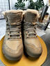 康龍雪地靴男經(jīng)典靴2025年冬季保暖面包大棉鞋加絨加厚防滑東北男鞋 土黃 【加厚腳瘦建議拍小一碼】 42 (260mm) 曬單實(shí)拍圖