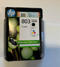 惠普（HP）803原裝黑彩套裝墨盒 適用hp deskjet 1111/1112/2131/2132/2621/2622打印機 曬單實(shí)拍圖