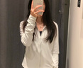 優(yōu)衣庫女裝UPF100+AIRism防紫外線(xiàn)網(wǎng)眼開(kāi)衫防曬透氣465748 476113 476113/00白色 XL /165/92A 曬單實(shí)拍圖