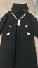 雪中飛中長(cháng)款羽絨服女冬季時(shí)尚撞色運動(dòng)休閑加厚保暖外套 黑色 S 曬單實(shí)拍圖