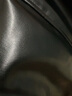 舍里甲人韓版潮流帥氣皮衣男青年機車(chē)服飛行員皮夾克春秋潮牌復古寬松外套 黑色 L 曬單實(shí)拍圖