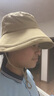 Siggi 遮陽(yáng)帽女防曬戶(hù)外防曬帽遮臉漁夫帽盆帽夏天沙灘韓版折疊太陽(yáng)帽 卡其色 57cm 曬單實(shí)拍圖
