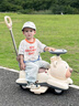 麥格萌兒童電動(dòng)車(chē)搖搖車(chē)四輪1-3-5歲男女寶寶小汽車(chē)可遙控帶座椅玩具車(chē) 電動(dòng)款-咖【大電瓶+音樂(lè )+推桿護欄】 曬單實(shí)拍圖