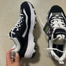 斯凱奇（Skechers）奧利奧熊貓鞋丨老爹鞋男女經(jīng)典黑白復古秋冬輕便潮流增高運動(dòng)休閑 男款-BKW/黑色/白色 41.5 曬單實(shí)拍圖