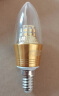 雷士（NVC）LED灯泡尖泡 5瓦E14小螺口 光源节能灯 三色调光 5只装 实拍图