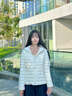 TOMMY HILFIGER25秋冬新款女休閑通勤輕暖90絨鑲邊連帽排骨絎縫羽絨服外套 【鑲邊可拆卸帽】白色YBH S （推薦：100-115斤） 曬單實(shí)拍圖