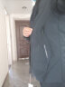 鸭鸭羽绒服男短款连帽立领厚款保暖青年2022冬季新款鸭绒外套男 藏青 190 （建议155-175斤） 实拍图