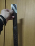 尊爵狼真鱷魚(yú)皮帶男真皮禮盒無(wú)頭平滑扣針扣泰國腰帶不帶頭送父親男朋友 Z字銀色+鱷魚(yú)骨皮黑色 115cm 曬單實(shí)拍圖