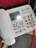 飞利浦（PHILIPS）录音电话机 固定座机  办公家用 自动 手动录音 16G存储卡 放音密码保护 CORD165 (白色) 实拍图