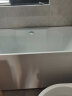 箭牌（ARROW）浴缸 家用成人小户型亚克力浴缸方形日式气泡按摩浴缸坐式泡澡 1.6米普通浴缸【只装下水不含五金进水】 实拍图