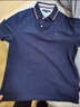 Tommy Hilfiger湯米 希爾費格 男款POLO衫 純色簡(jiǎn)約男士Polo短袖 夏季新款上衣 黑色IN31977887翻領(lǐng)T恤 XL（建議180-200斤） 曬單實(shí)拍圖