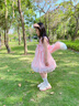 G.DUCKKIDS童裝女童連衣裙夏季2024新款洋氣洛麗塔裙子玲娜貝爾公主裙蓬蓬裙 琳娜貝爾兒童裙子 90 (建議寶寶10-12公斤 24-36個 曬單實拍圖