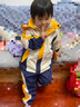 卡瓦拉校服套裝幼兒園服班服秋冬男女兒童中小學(xué)沖鋒外套衣可拆內膽加厚 610三件套（外套+搖粒絨內膽+褲子） 120碼 曬單實(shí)拍圖
