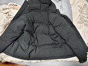 雪中飛羽絨服冬季女裝純色簡(jiǎn)約高級感休閑百搭發(fā)熱蓄熱透氣網(wǎng)布時(shí)尚外套 黑色 （男女同款） 3XL (185) 曬單實(shí)拍圖