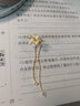 銀瑜 蝴蝶結耳環(huán)小眾設計感高級長(cháng)款流蘇耳飾蚊香盤(pán)耳夾無(wú)耳洞禮物 蝴蝶結流水耳夾（無(wú)需耳洞） 曬單實(shí)拍圖