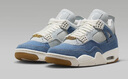 耐克（NIKE）男鞋女鞋Air Jordan 4 Retro 2025秋季水洗丹寧復刻運動(dòng)鞋休閑鞋 IB6716-100 41 曬單實(shí)拍圖