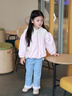 班喜迪女童外套寶寶棉服秋冬裝2025新款兒童冬季洋氣公主連帽上衣小童裝 粉色 90 曬單實(shí)拍圖