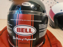 BELL復古盔摩托車(chē)頭盔四季男女碳纖維全盔機車(chē)賽車(chē)盔安全帽布利特防霧 糖果銀黑【限定色】 XL【適合57-58cm頭圍】 曬單實(shí)拍圖