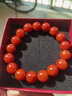 熱門(mén)商品南紅瑪瑙手串國潮本命年生日滿(mǎn)肉柿子紅情人節禮物手串 12mm 川料柿子紅 曬單實(shí)拍圖