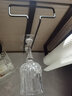 DISID紅酒杯掛架吊杯架倒掛高腳杯免打孔紅酒架懸掛式酒杯 【黑色】單排紅酒杯架 【免打孔，結(jié)構(gòu)穩(wěn)重，掛取自如】 曬單實(shí)拍圖