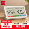 得力(deli)室內溫濕度表 LCD電子溫濕度計 嬰兒房室內溫濕度表辦公用品老人兒童禮品白色LE505PRO 曬單實(shí)拍圖