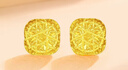 中國黃金（CHINA GOLD）18K金小方糖耳釘女款直針款養(yǎng)耳洞耳飾情人節(jié)生日禮物送女友愛人 【今/次日達(dá)】18K金小方糖耳釘 曬單實(shí)拍圖