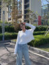 浪莎防曬衣女夏季薄款黑膠帽檐原紗冰絲upf50+高級防曬涼感防曬服新款 氣質(zhì)灰 L （90~120斤） 曬單實拍圖