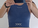 XBIONIC激能4.0女士塑形健身套裝瑜伽文胸內衣跑步舒適運動(dòng)背心緊身褲 【上衣】牛仔藍/珍珠米 M 曬單實(shí)拍圖