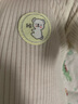 小三月冰絲莫代爾嬰兒連體衣夏季薄款長袖空調(diào)服睡衣新生兒外出哈衣夏裝 L5莫代爾白色和藍色 73cm建議9-14斤 曬單實拍圖