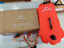 Naturehike挪客充氣防水袋跟屁蟲(chóng)儲物游泳包漂流海邊浮漂浮潛玩水手機衣物包 IPX6級防水/熒光橙/18L 曬單實(shí)拍圖