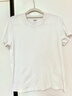 優(yōu)衣庫合作款女裝大師T圓領(lǐng)T恤短袖正肩素色白T474404 00 白色 L /160/88A 曬單實(shí)拍圖