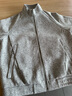 ABOUT MYTH外套衣服25新款立領(lǐng)修身夾克百搭通勤運動(dòng)秋冬男士針織外套 深灰色 L 170-175cm/130-150斤 曬單實(shí)拍圖