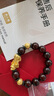 周六福（ZLF）  黃金轉(zhuǎn)運(yùn)珠男款足金貔貅串珠小葉紫檀手串 定價(jià) 5.65g 曬單實(shí)拍圖