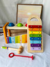 Hape(德国)儿童玩具二合一早旋律敲琴台敲木琴男女孩玩具 E0305 实拍图