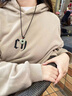 中國黃金（CHINA GOLD）如意平安扣和田玉吊墜男女款玉石轉運珠項鏈掛墜生日禮物送愛(ài)人 平安扣項鏈 曬單實(shí)拍圖