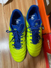 卡爾美（KELME）成人足球鞋男比賽TF碎釘球鞋學(xué)生透氣防滑球鞋 熒光黃/寶藍 42  曬單實(shí)拍圖