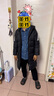 阿迪達斯（adidas）童裝24冬新款男女小童連帽長(cháng)款保暖羽絨服 JI6239黑 曬單實(shí)拍圖